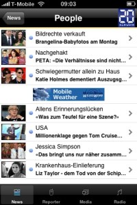 Screenshot von 20 Minuten