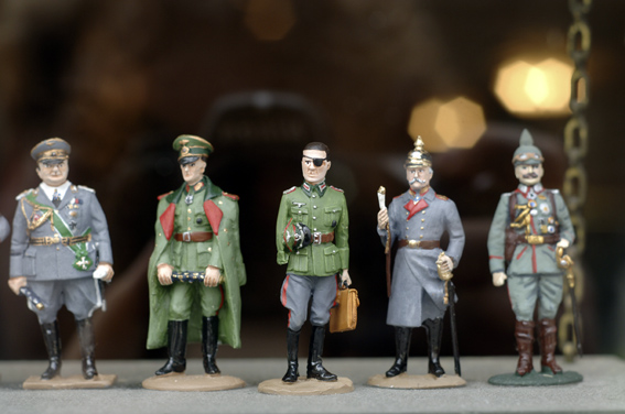 Zinnfiguren aus verschiedenen Kriegen