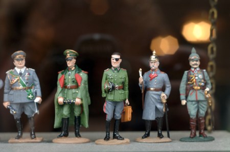 Zinnfiguren aus verschiedenen Kriegen