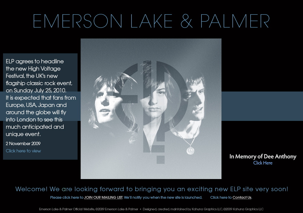 ELP sind wieder da ELP sind wieder da