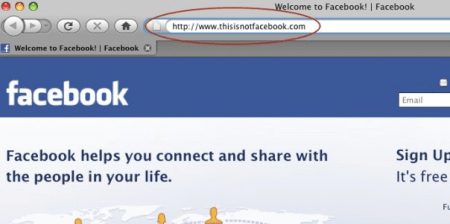 Hier werden die Login-Daten der Nutzer „abgefischt".