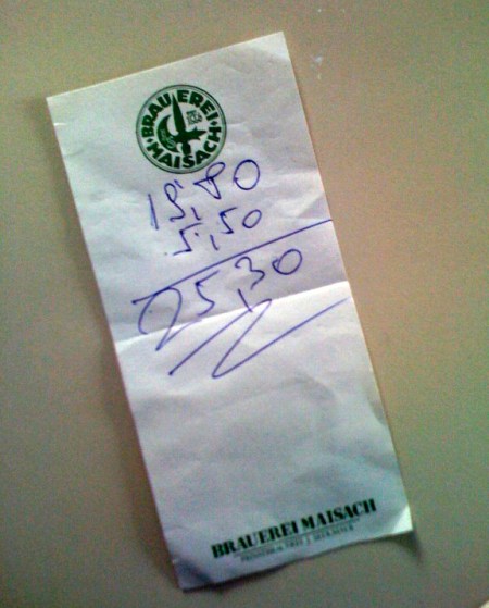 Der Wirtshausblock sieht seit Jahren gleich aus.