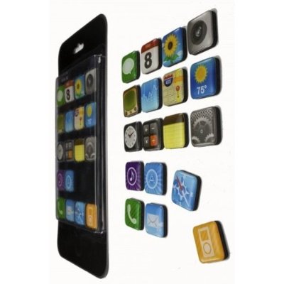 App Magnete für den Kühlschrank - genial