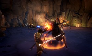 Spielszene aus der Herr der Ringe.