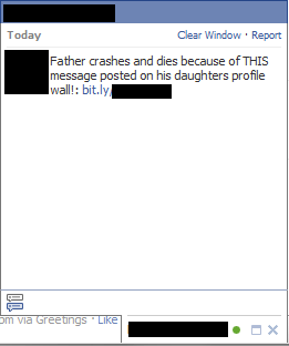 facebook1 Dieses Chat-Fenster tauchte auf in Facebook.