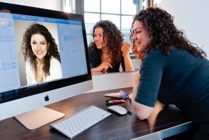 Forscher des Max-Planck-Instituts für Informatik in Saarbrücken haben ein Programm entwickelt, das für ein fotografiertes Frauengesicht das passende Make-up auswählt und direkt am Bildschirm anzeigt.  Foto: bellhäuser - das bilderwerk