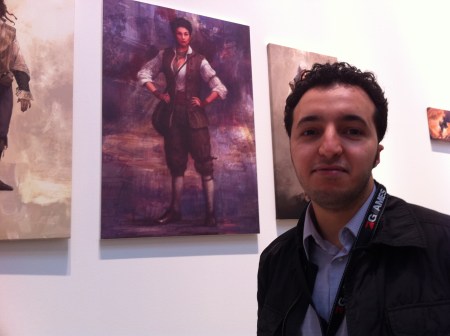 Mohamed Gambouz im Haus der Kunst. 