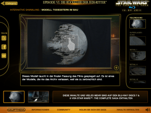Die Star Wars App fürs iPad.
