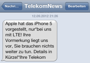 Cooler Service von der Telekom. dachte ich mir.