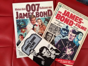 Der Grundstock meiner James Bond-Büchersammlung. 