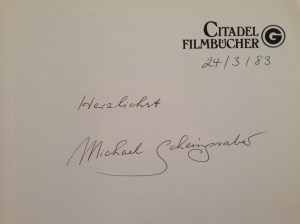 Autogramm von Autor Michael Scheingraber - vielen Dank. 