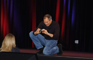 2001: Schnappschuss von der Ehefrau.