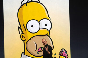 Macworld 2008: Steve Jobs und Homer