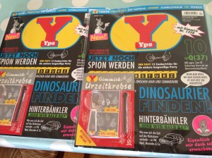 ich ergatterte 2 Yps Hefte und jetzt kommt das Abo. 