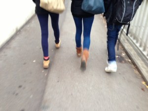 Uggs in der Mitte - schrecklich