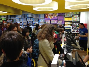 Den TIE Fighter gab es als Geschenk.