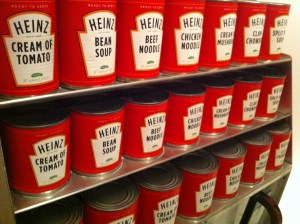 Heinz hat auch Suppen zu bieten.