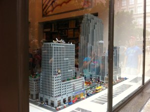 Das Rockefeller Center in Lego.