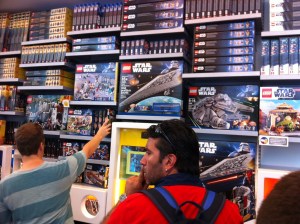 Auch die New Yorker lieben Lego Star Wars.