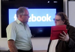 Kleines Videointerview am iPad mit Richard Bartsch.