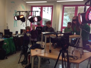 Crossmedia-Schulung am Gymnasium in Selb.