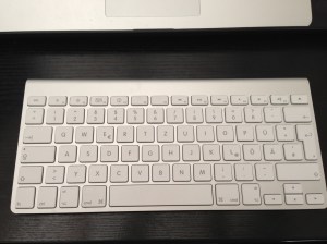 Die Apple Bluetooth-Tastatur