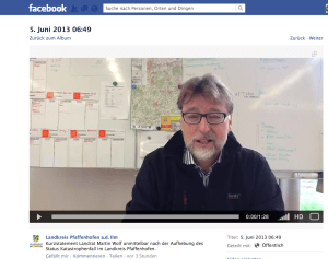 Landratsämer wie hier Pfaffenhofen an der Ilm informieren über Facebook und YouTube.