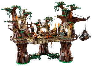 Wunderschöne Details beim Ewoks-Dorf - Lego Set 10236.