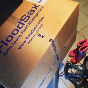 Umgehend traf Nachschub von Floodsax-Kissen per Kurier bei mir ein.