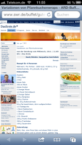 Rezept für Pfannkuchenwraps