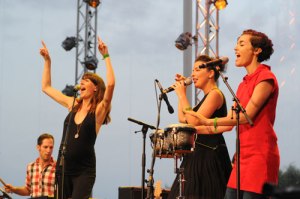 Der Sonderpreis der Hanns-Seidel-Stiftung zum Thema „Lieder, die Brücken bauen“ ging an die Südtiroler Frauenband Ganes