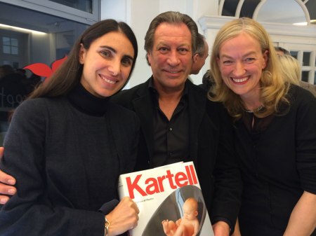 Lorenza Luti, Michael Zottel und Christine Waiblinger präsentieren das Buch Kartell - The Culture of Plastics
