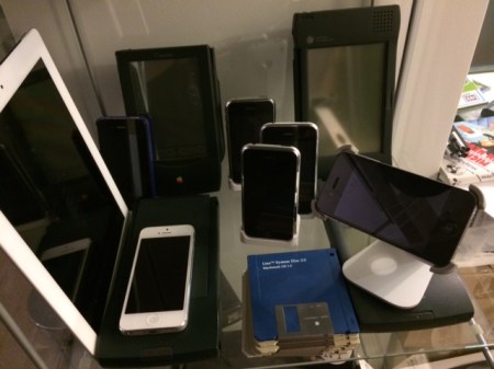 Meine Newtons und iPhone von Apple.