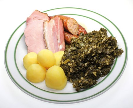 Grünkohl & Pinkle von @lusches - so wie das Foto auch.