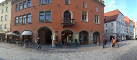 Pano vom Straubinger Rathaus.