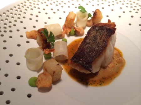 Kabeljau mit Urthels Krabben, Dill und Knollensellerie