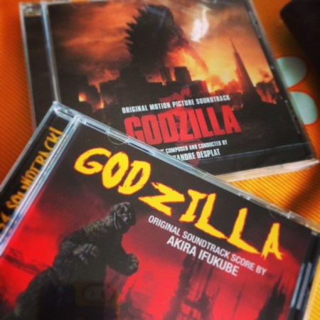 Zweimal Godzilla aufs Ohr. Der Soundtrack von 1954 und von 2014.