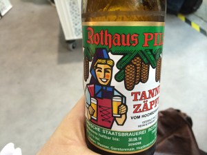 Nicht schlecht, nicht schlecht - das Tannenzäpfle.