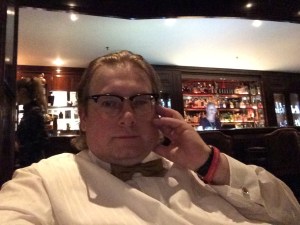 Getränkeaufnahme im Ritz-Carlton zu Berlin. 