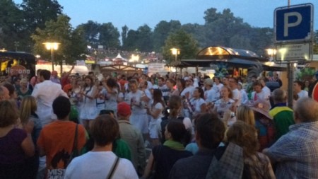 Samba auf dem Coburger Schlossplatz