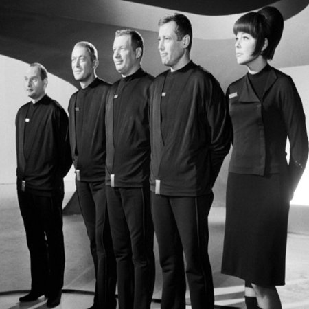 Commander Cliff Allister McLane alias Dietmar Schönherr und seine Orion Mannschaft