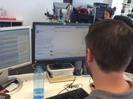 Über die Schulter geschaut: Die Arbeit des CvD