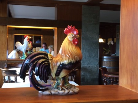 Der Hahn aus den Allgäuer Werkstätten. 