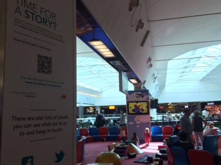 Chill Zone mit QR-Code für Hörspiele