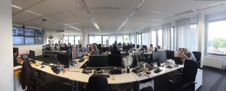 Der Action Room der Redaktion. 