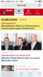 Eilmeldung - der Online-Dienst hat gewonnen. 