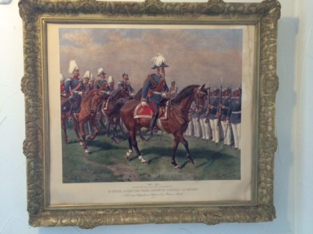 Der Prinzregent auf dem Pferd.