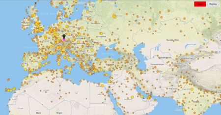 Startpunkt der Seuche in München.