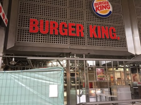 Erstmal geschlossen: Burger King am Münchner Hauptbahnhof