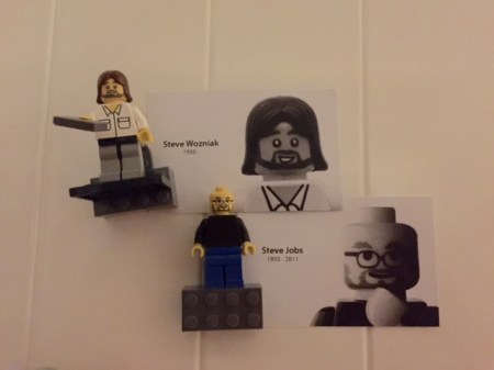 Steve und Steve aus Lego. 